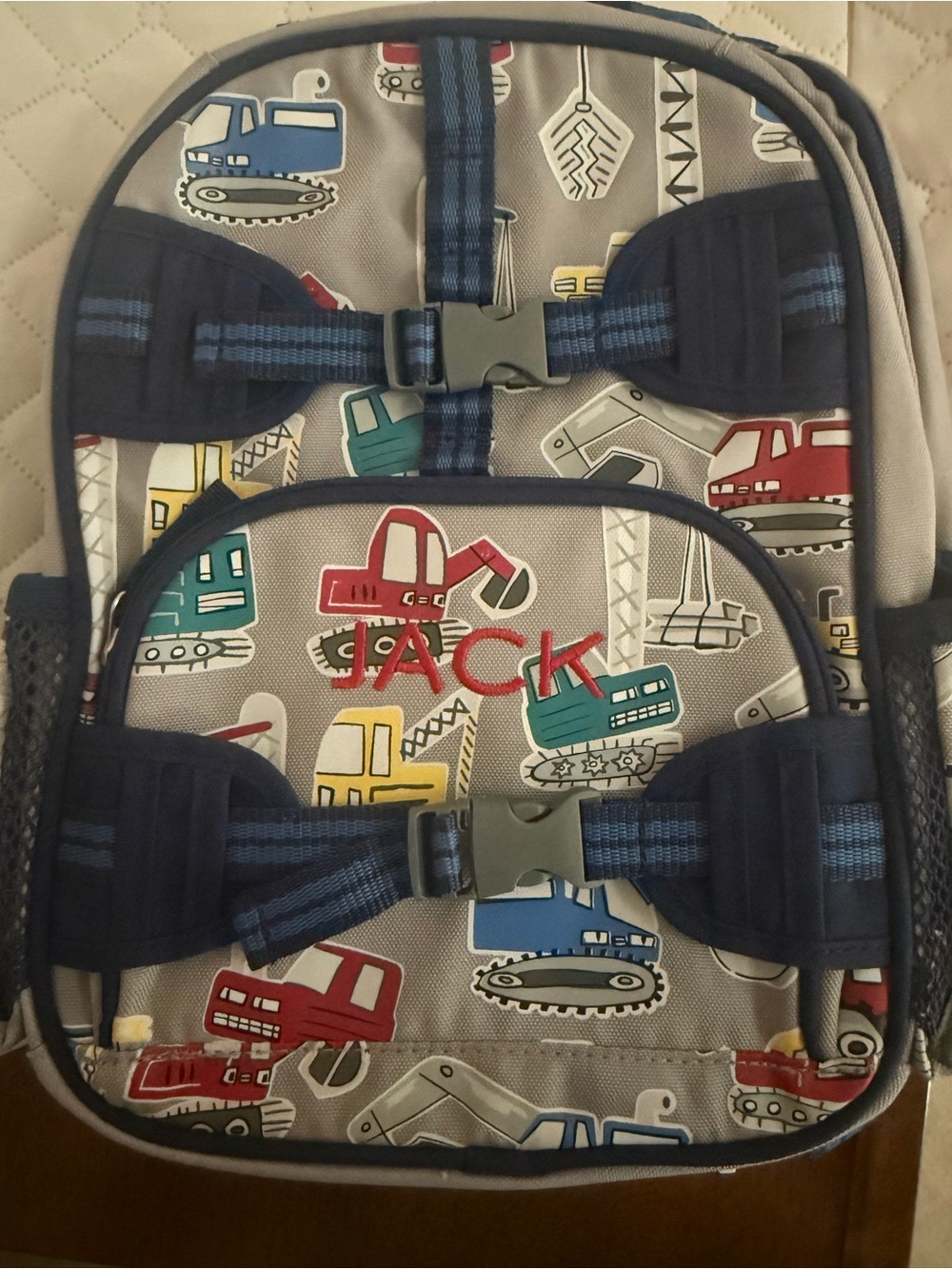 Pottery Barn personalized mini backpack. NWOT